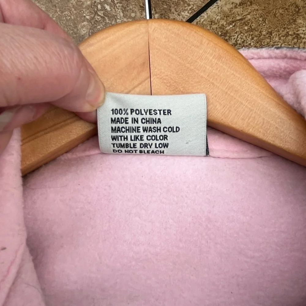 Gray and Pink Zip-Up San Francisco Jacket